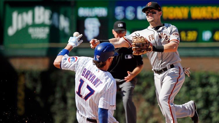 Scooter Gennett and Kris Bryant