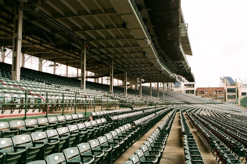 Empty Wrigley Field